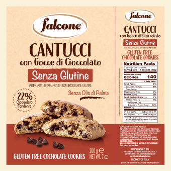 CANTUCCI CIOCCOLATO GLUTEN FREE LATO A INFO